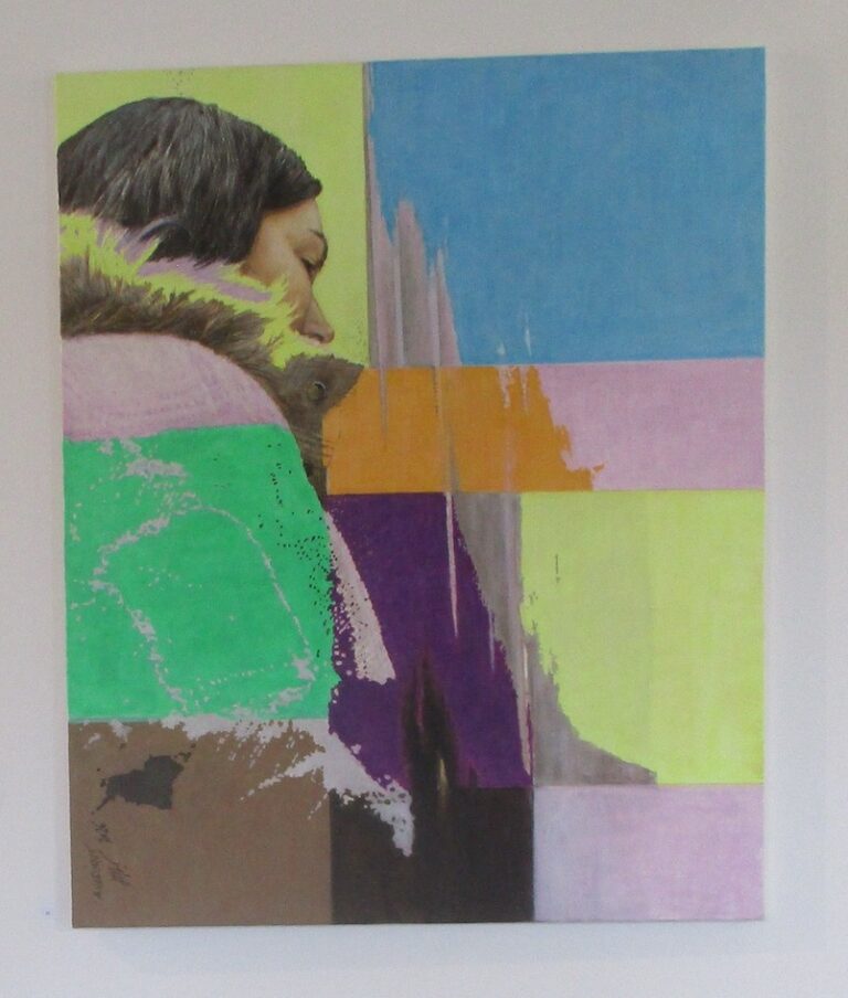 Anne Lancy - Angelique Acryl sur toile A.Lanci 2026 Galerie SK Solingen -@C.Bruley