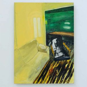 Tanguy Barthelet, ST, 2023, support en bois, peinture à l’huile, 75 x 60 cm