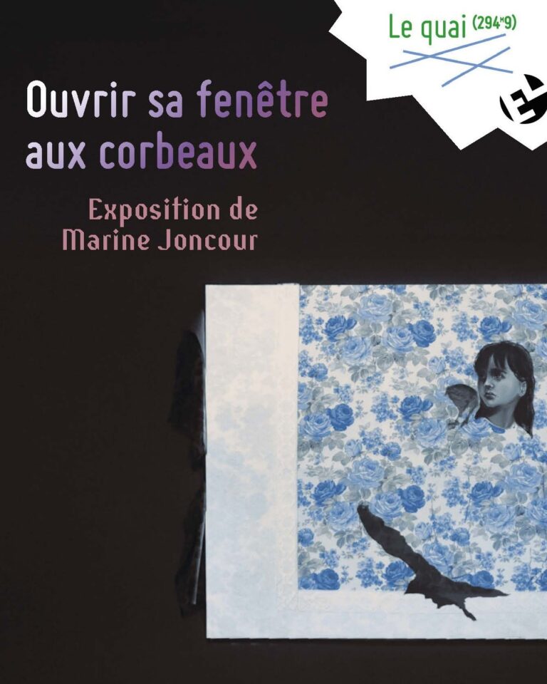 Ouvrir sa fenêtre aux corbeaux - Exposition de Marine Joncour